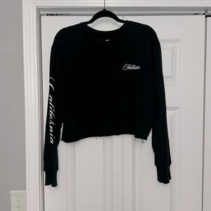 Holster cropped crewneck medium black